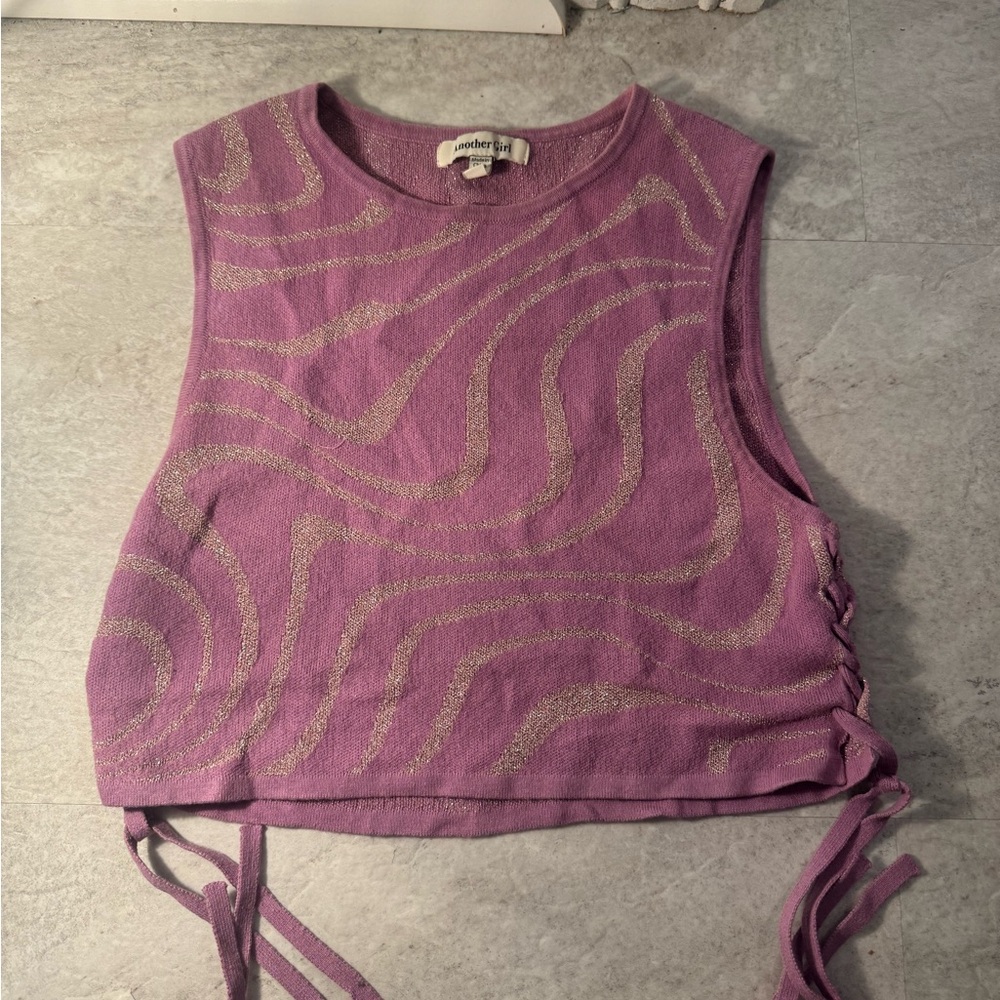 Another Girl Purple Swirl Tank